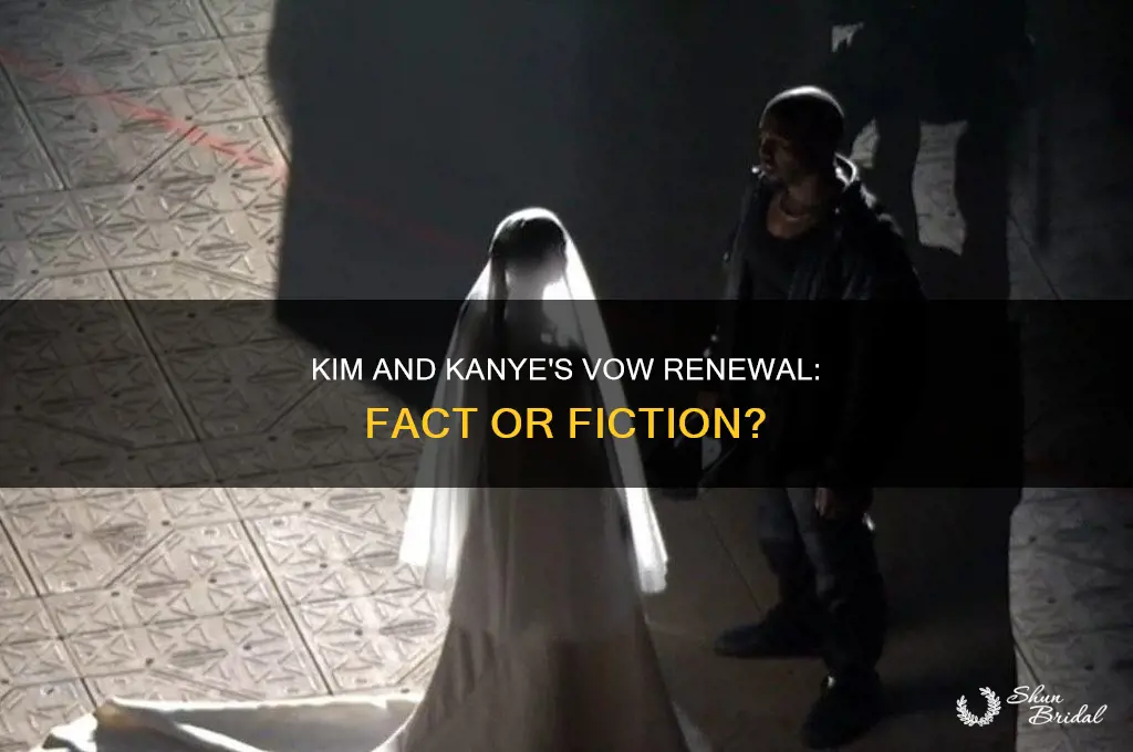 did kim and kanye renew their vows