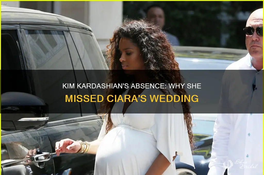 did kim go to ciara wedding