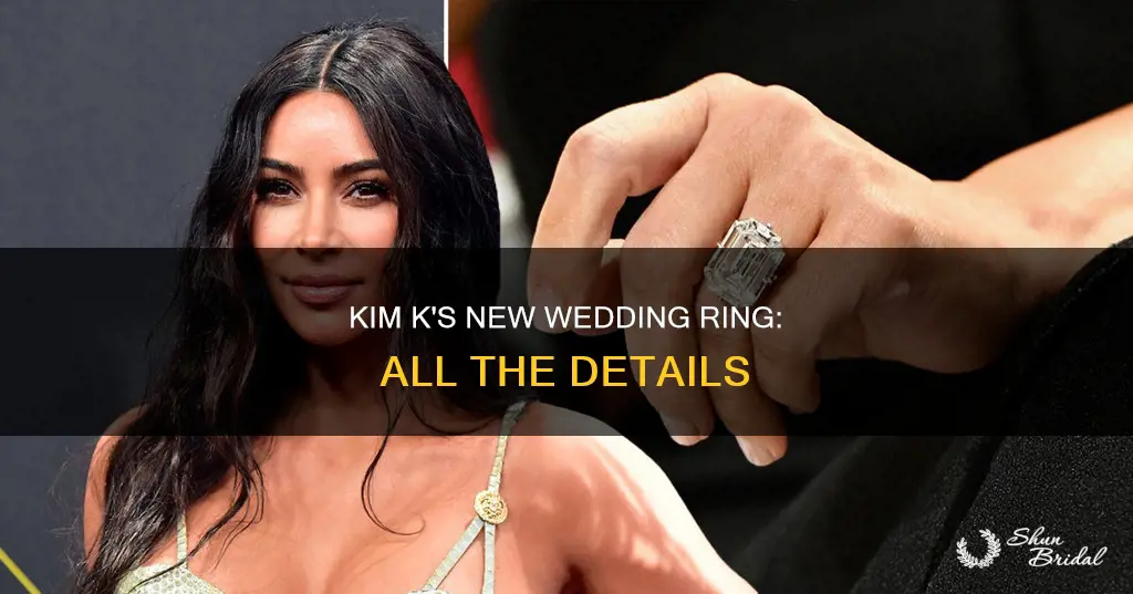 did kim k get a new wedding ring