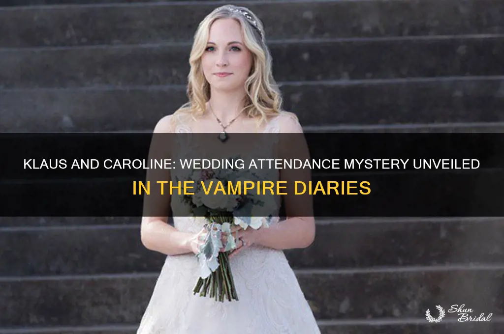 did klaus go to caroline