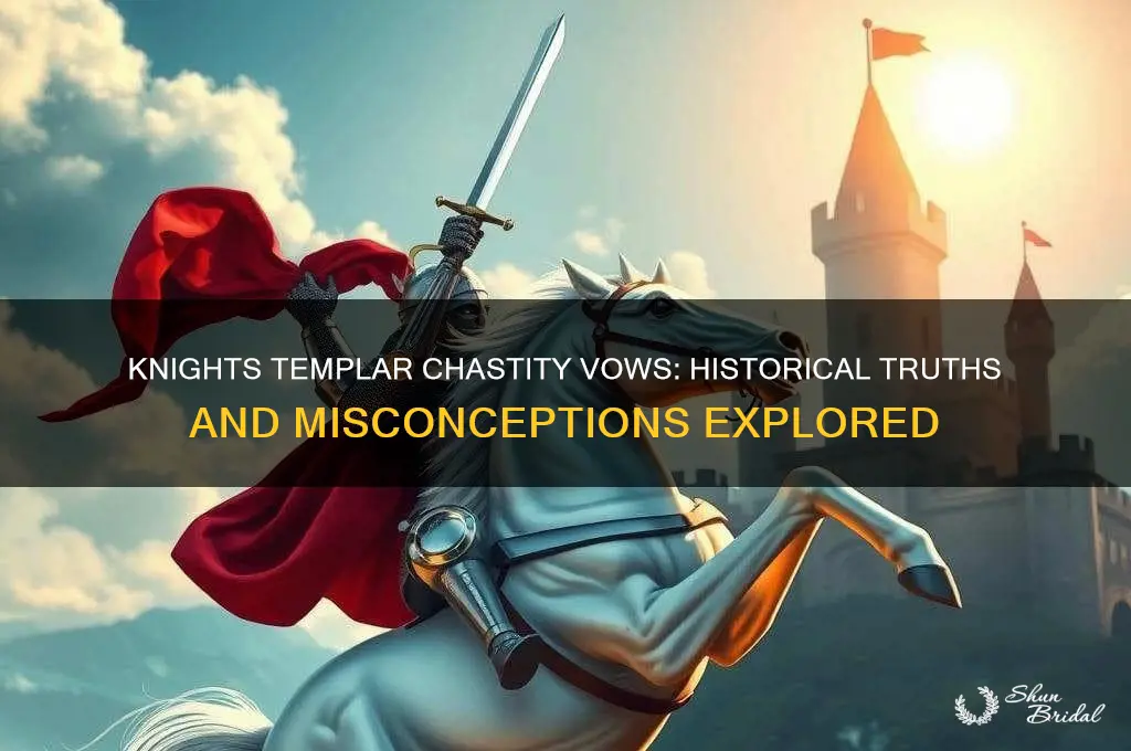 did knights templar have vows of chastity