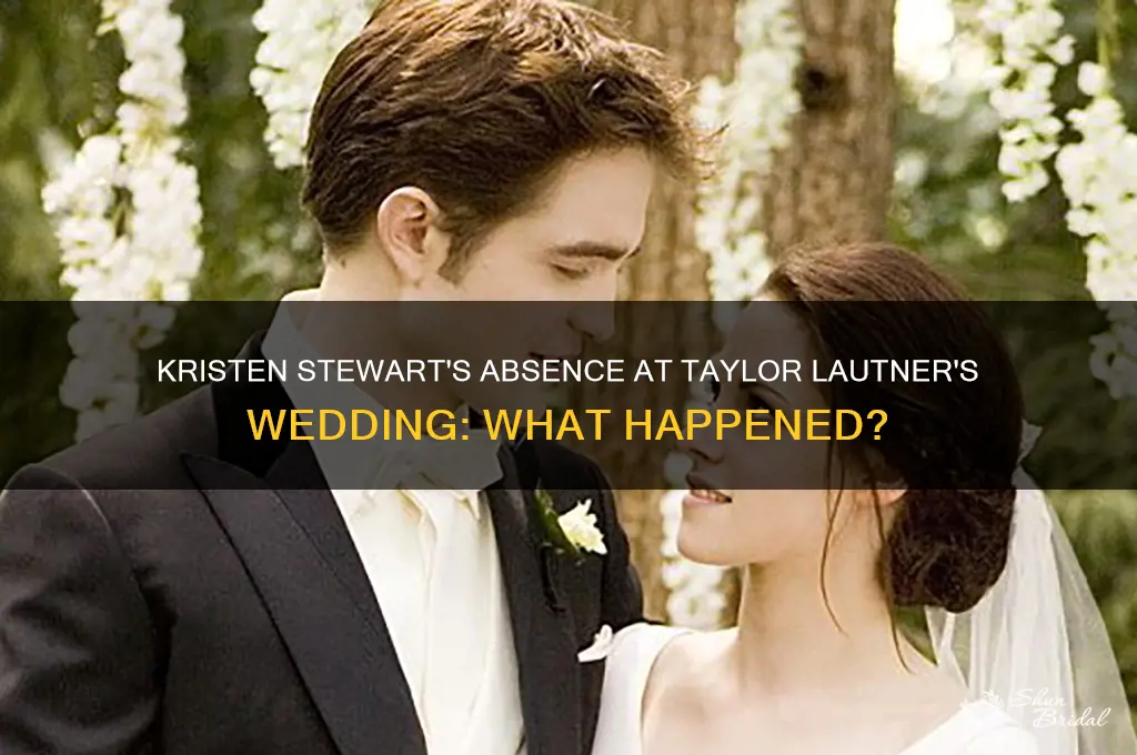did kristen stewart go to taylor lautner