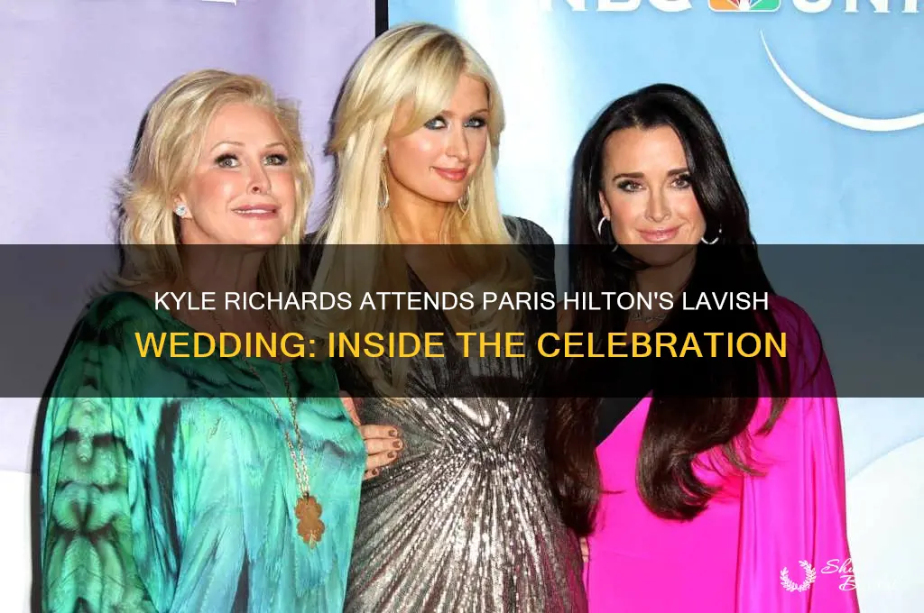 did kyle richards go to paris hilton