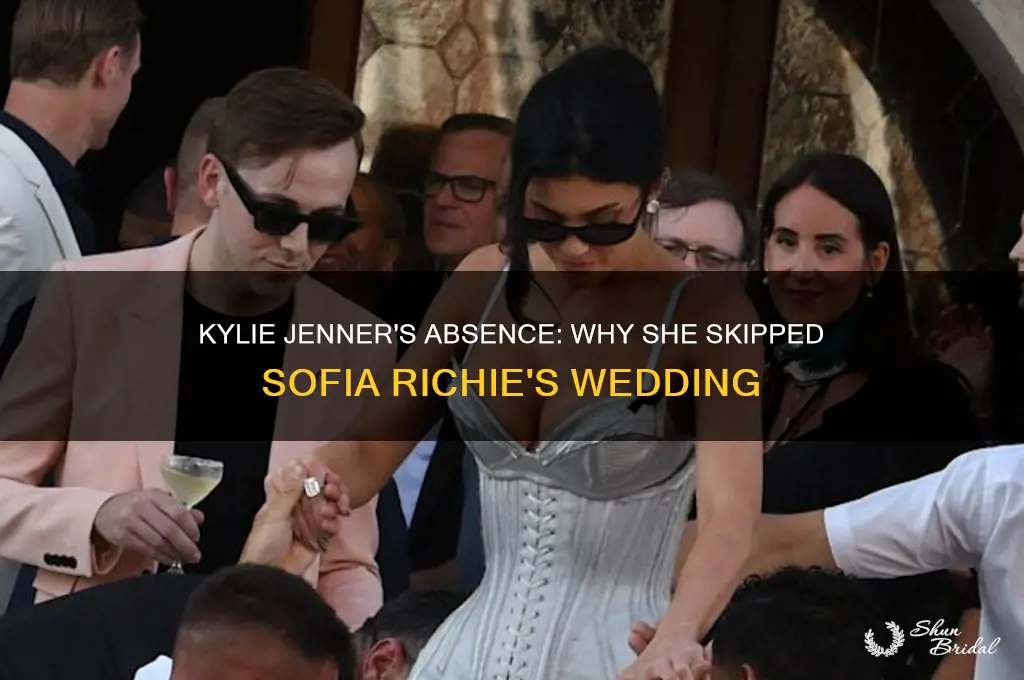 did kylie jenner go to sofia richie wedding