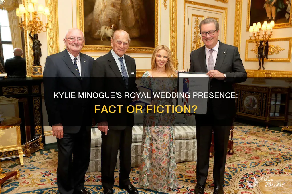 did kylie minogue attend the royal wedding