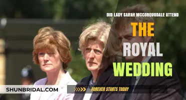 Lady Sarah McCorquodale's Presence at the Royal Wedding: Fact or Fiction?