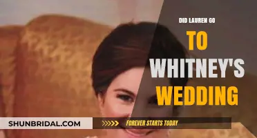 Lauren's Absence: Did She Attend Whitney's Wedding?