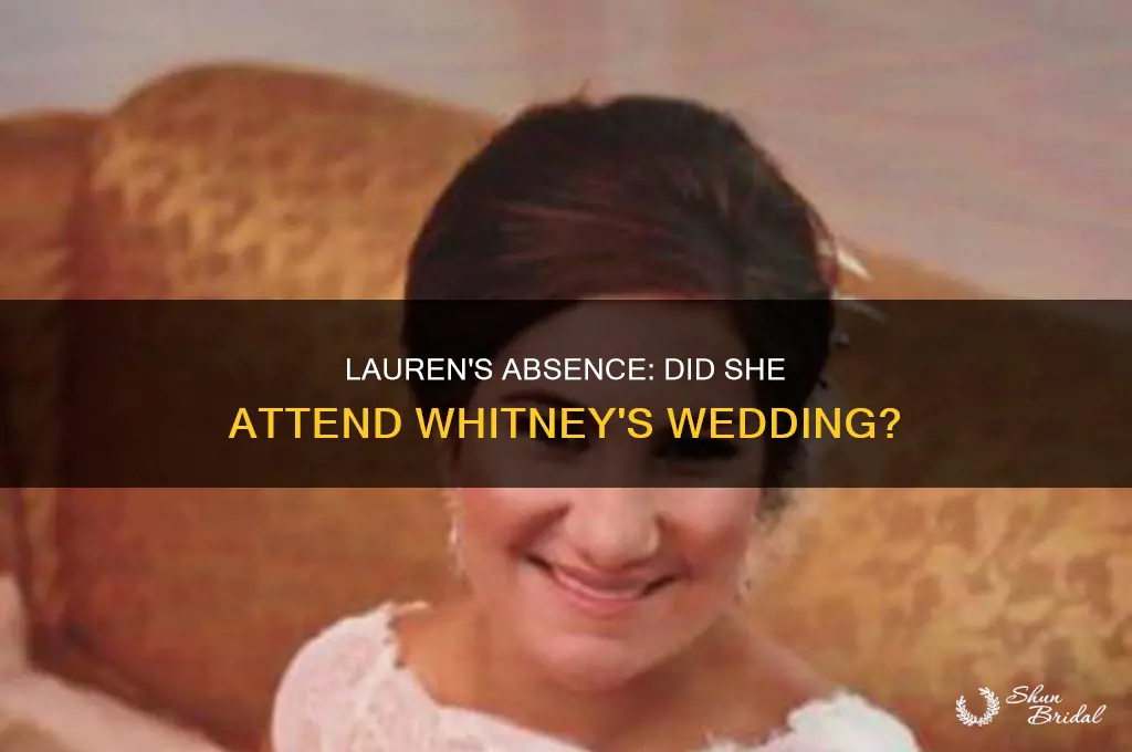 did lauren go to whitney