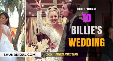 Did Lee Faiers Attend Billie's Wedding? The Truth Revealed