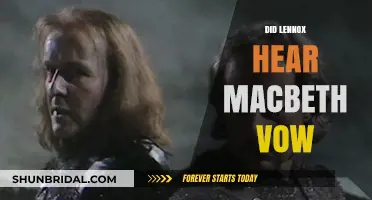 Did Lennox Overhear Macbeth's Vow? Unraveling Shakespeare's Dramatic Tension