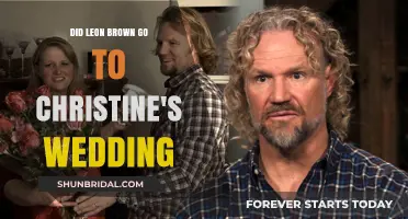 Leon Brown's Absence: Did He Attend Christine's Wedding?