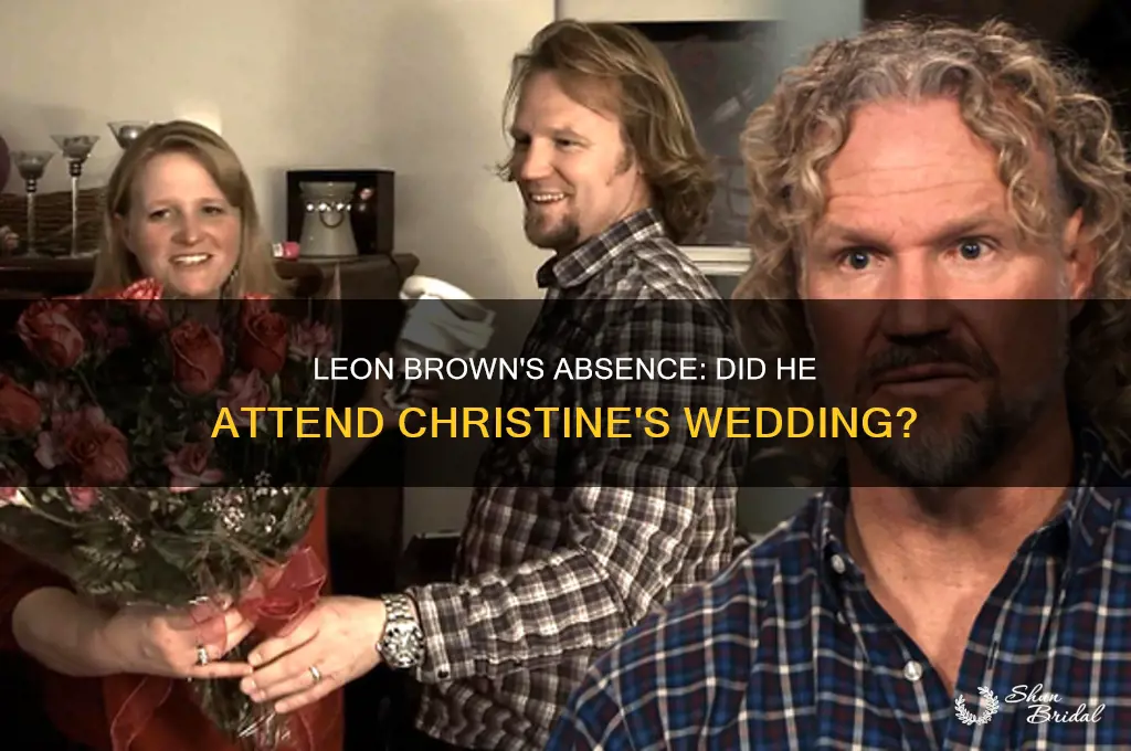 did leon brown go to christine