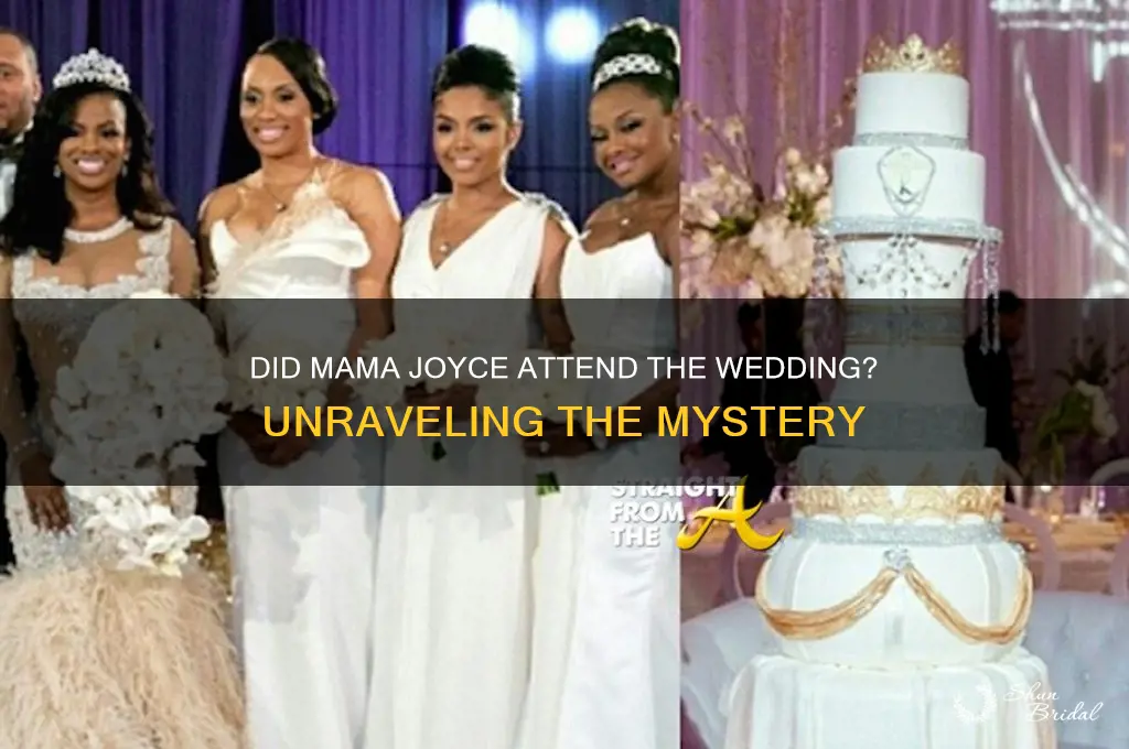 did mama joyce go to the wedding