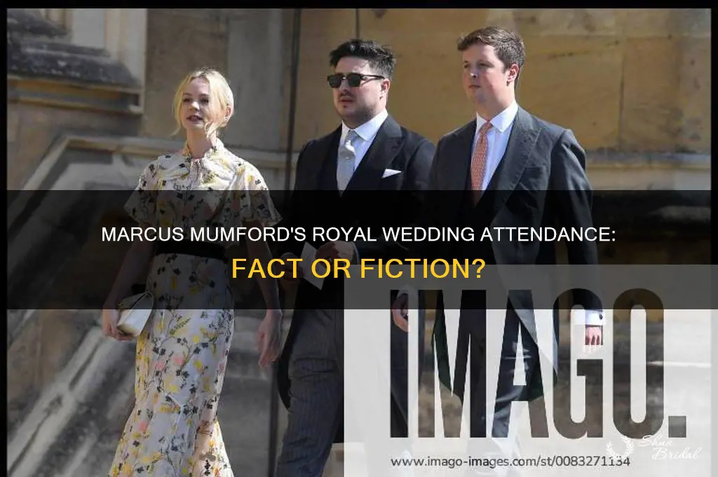 did marcus mumford go to the royal wedding