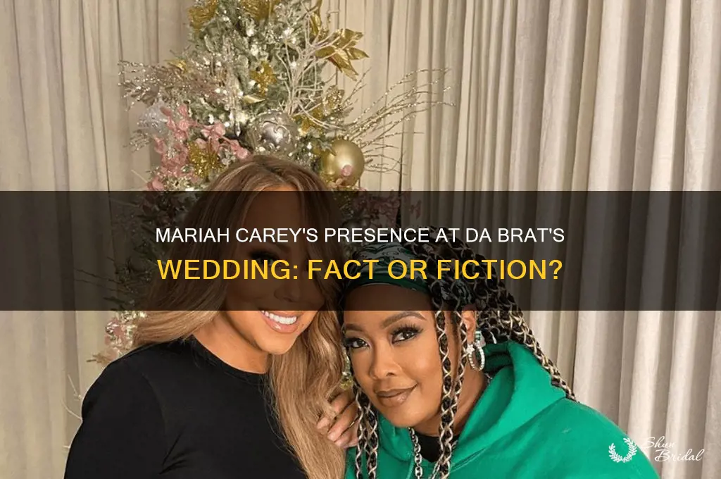 did mariah carey go to da brat wedding