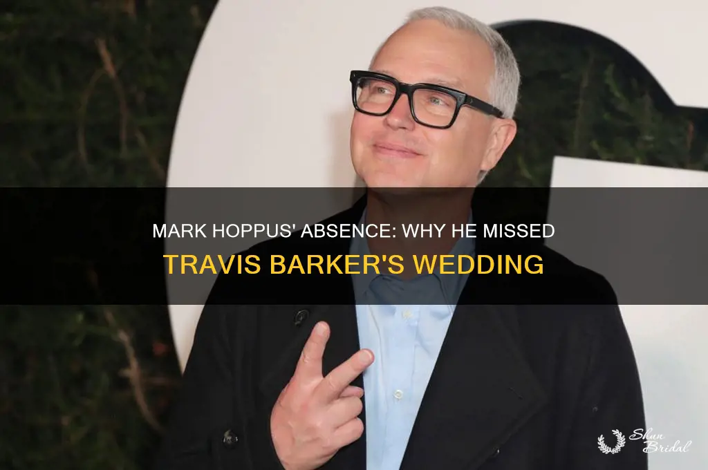 did mark hoppus go to travis wedding