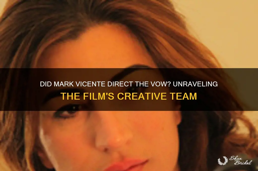 did mark vicente direct the vow
