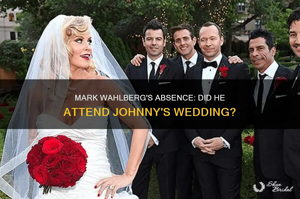 did mark whalberg go to johnnies wedding