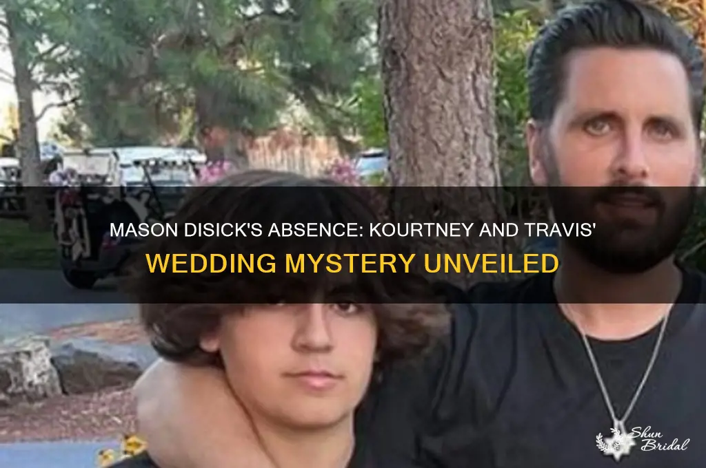 did mason disick go to kourtney and travis