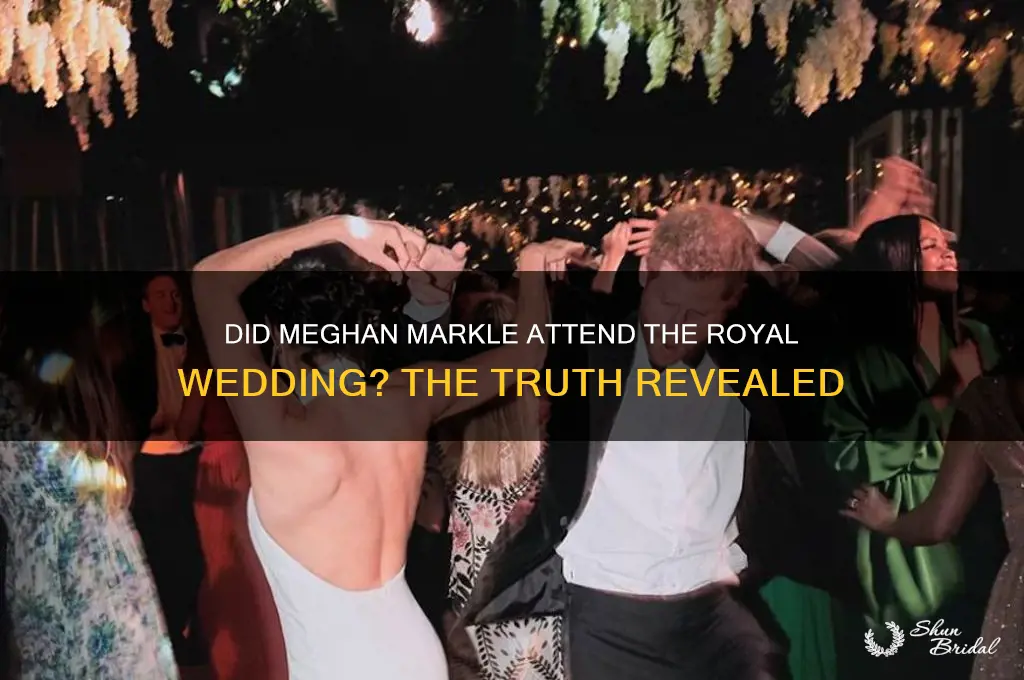 did megan markel go to the wedding