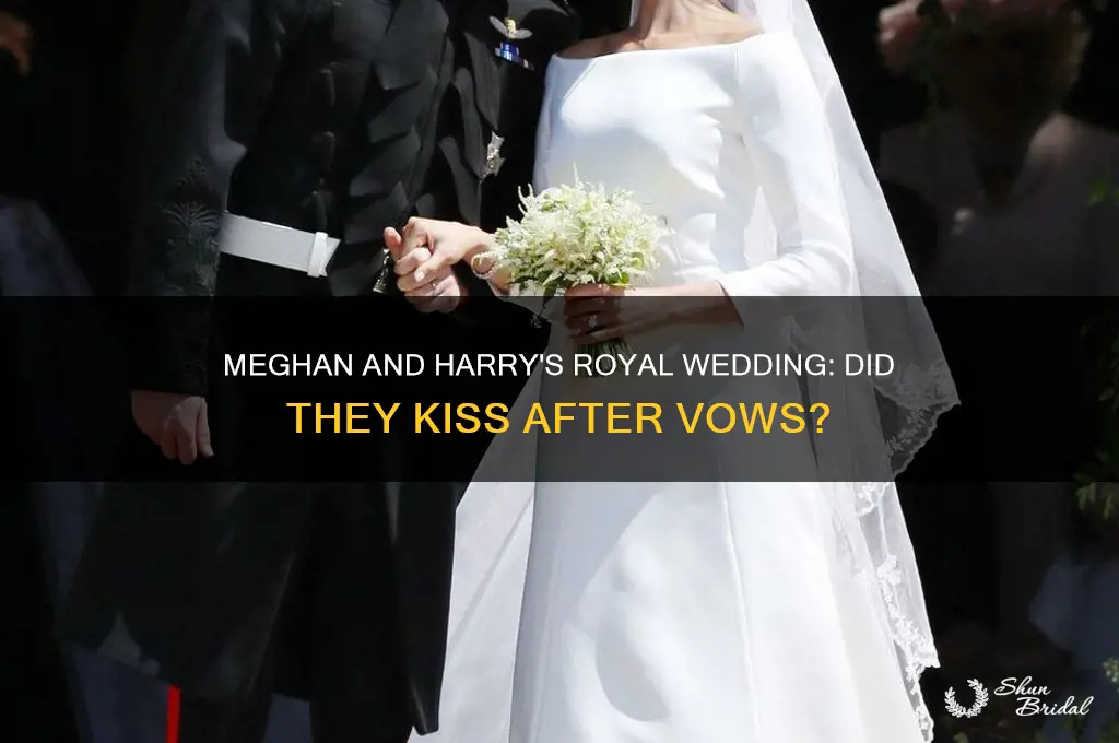 did meghan and henry kiss after the vows