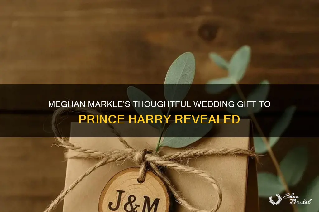 did meghan get harry a wedding gift