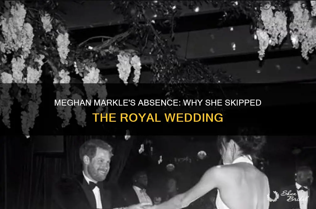 did meghan go to the wedding