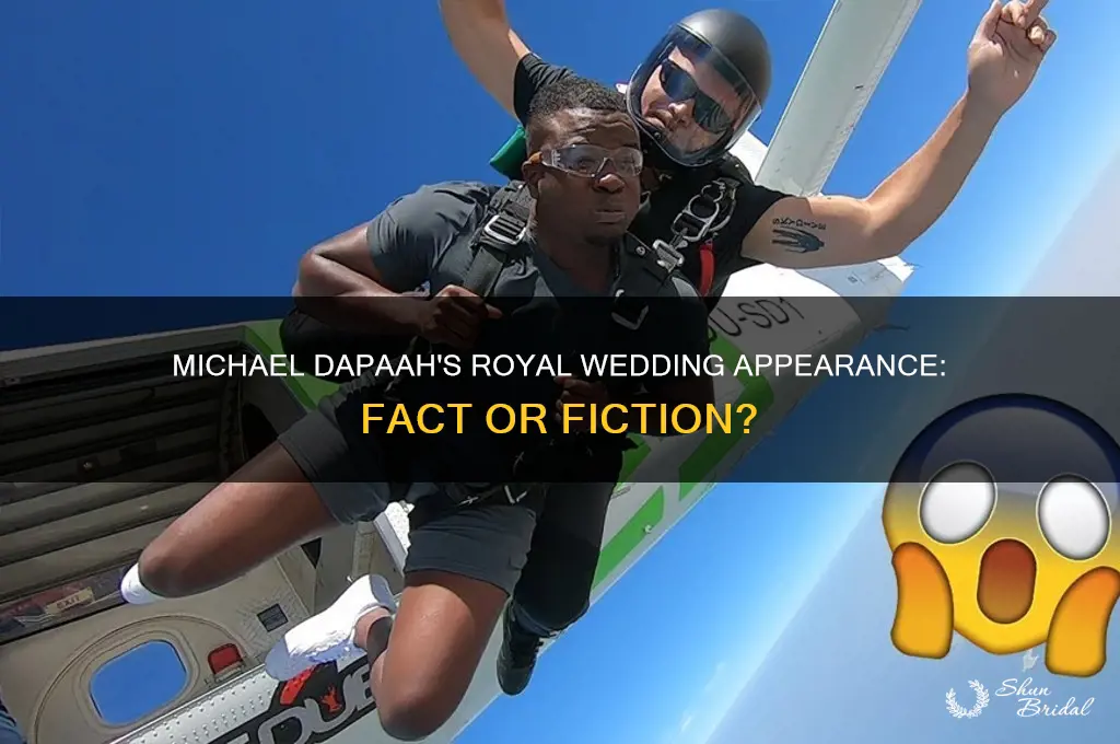 did michael dapaah go to the royal wedding