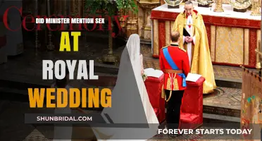 Minister's Royal Wedding Speech: Did Sex Mention Spark Controversy?