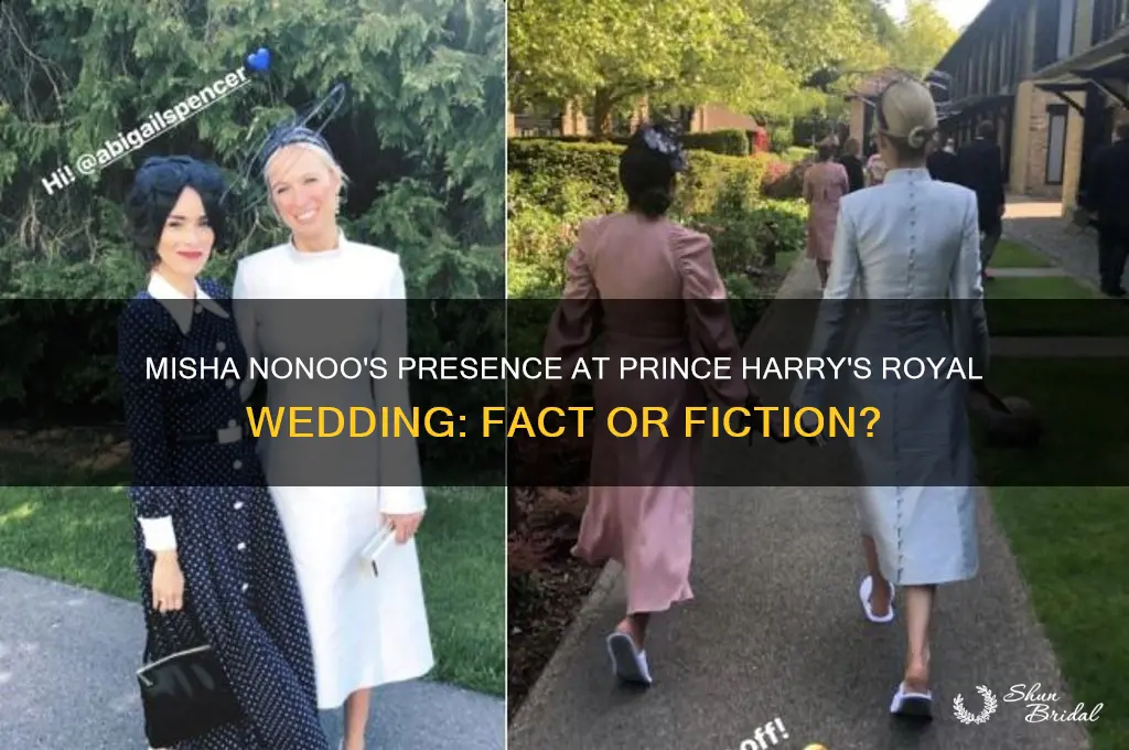 did misha nonoo go to prince harrys wedding