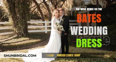 Who Designed the Bates Wedding Dress?