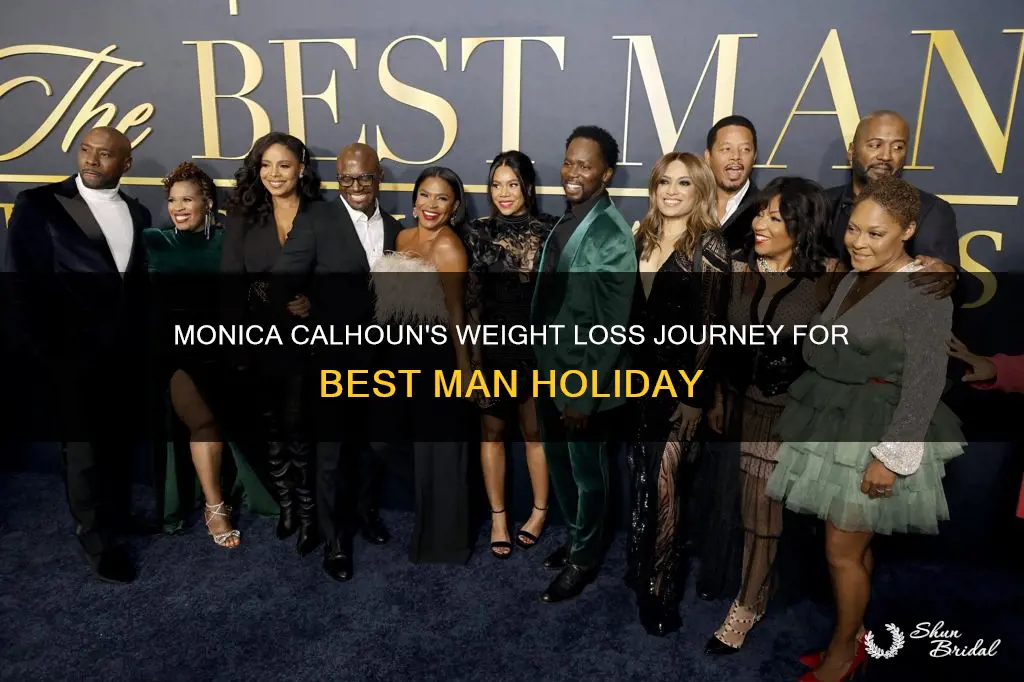 did monica calhoun lose weight for best man holiday