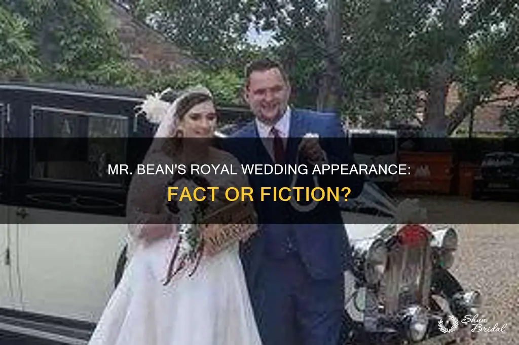 did mr bean go to the royal wedding