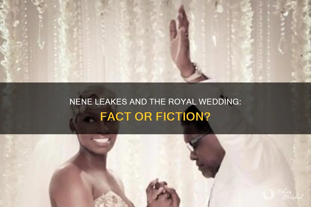 did nene leaks go to the royal wedding