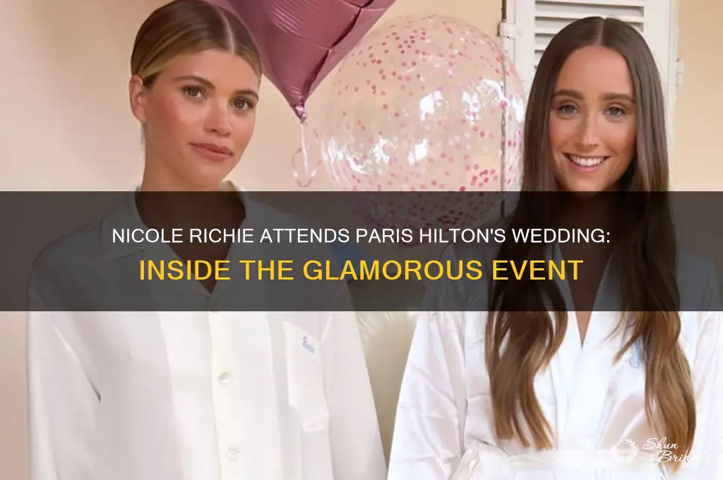 did nicole richie go to paris hilton