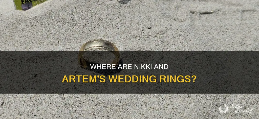 did nikki and artem find their wedding rings
