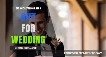 Skipping the Wedding: Etiquette for Missing the Big Day Without a Gift