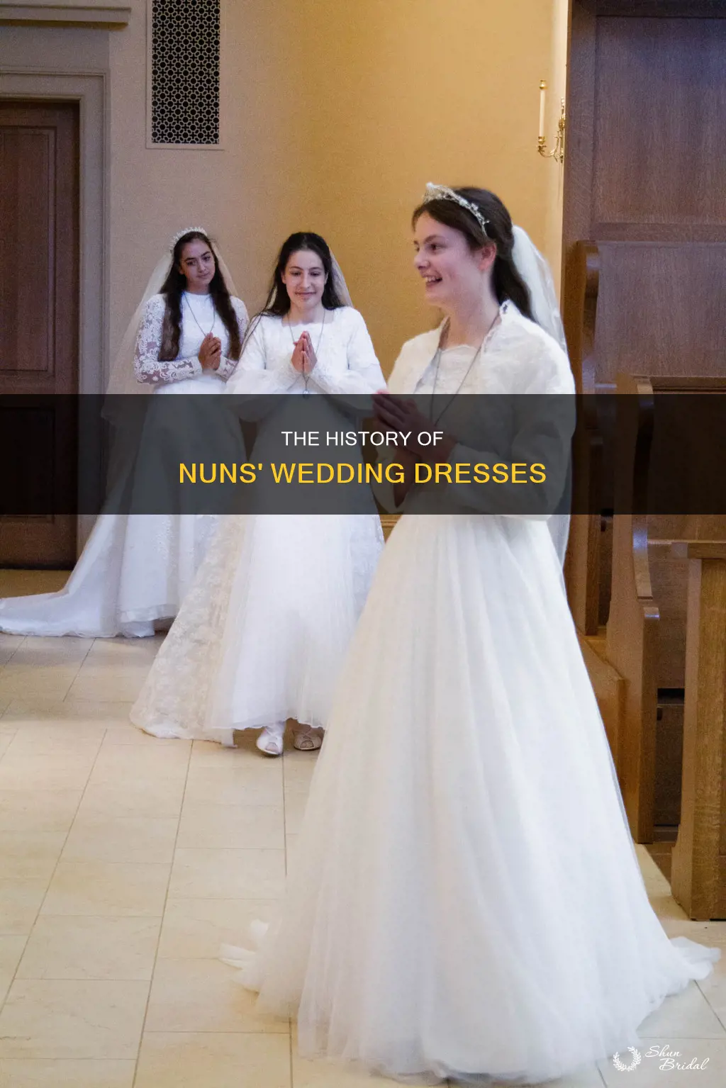 did nuns used to wear wedding dresses