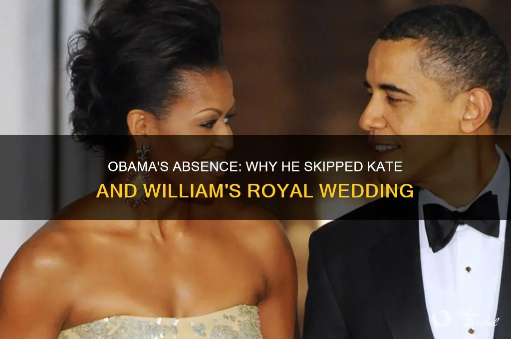 did obama go to kate and william wedding