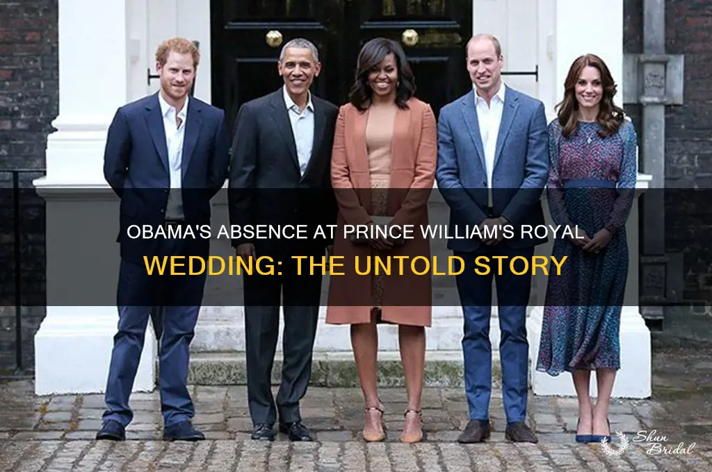 did obama go to prince william wedding