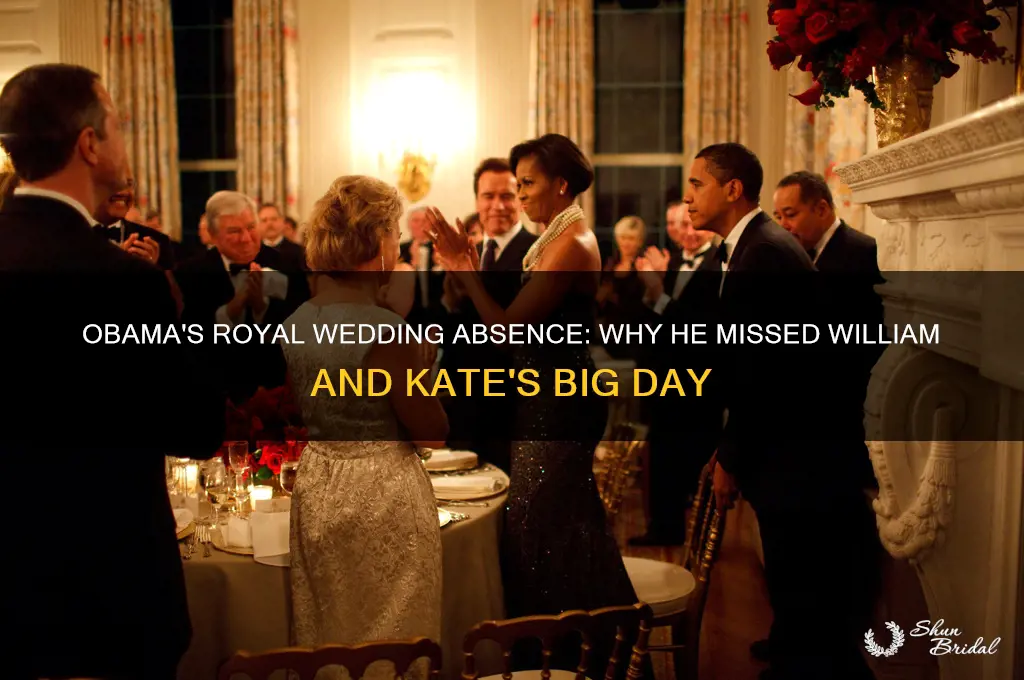 did obama go to the royal wedding william