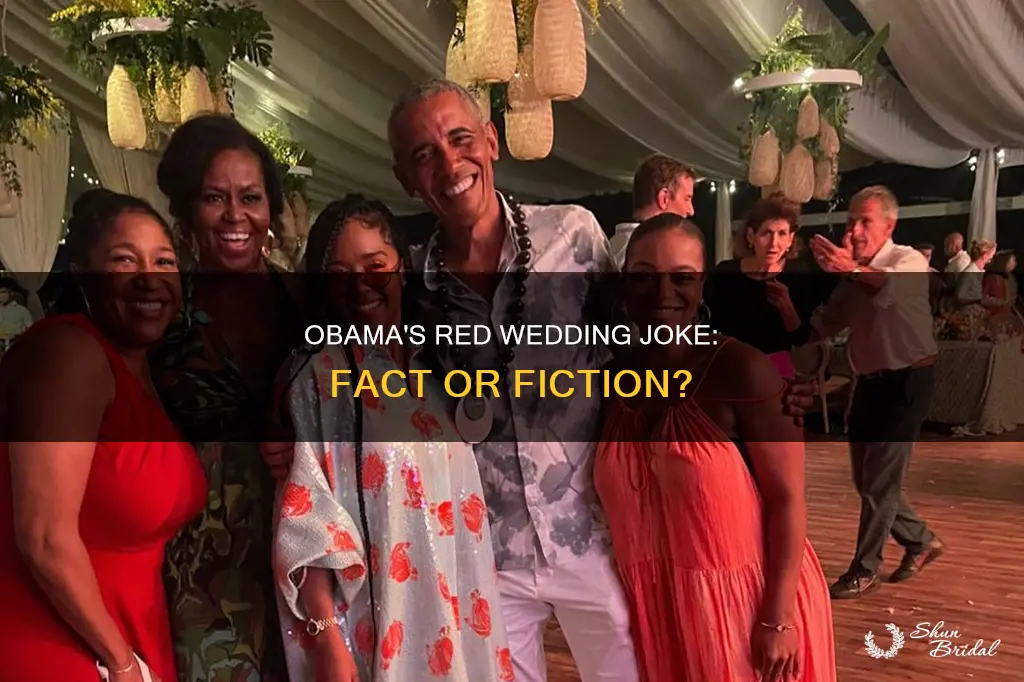 did obama make a joke about red wedding