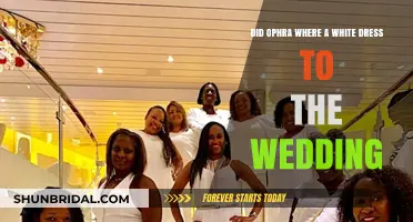 Ophra's Wedding Dress: White or Not?