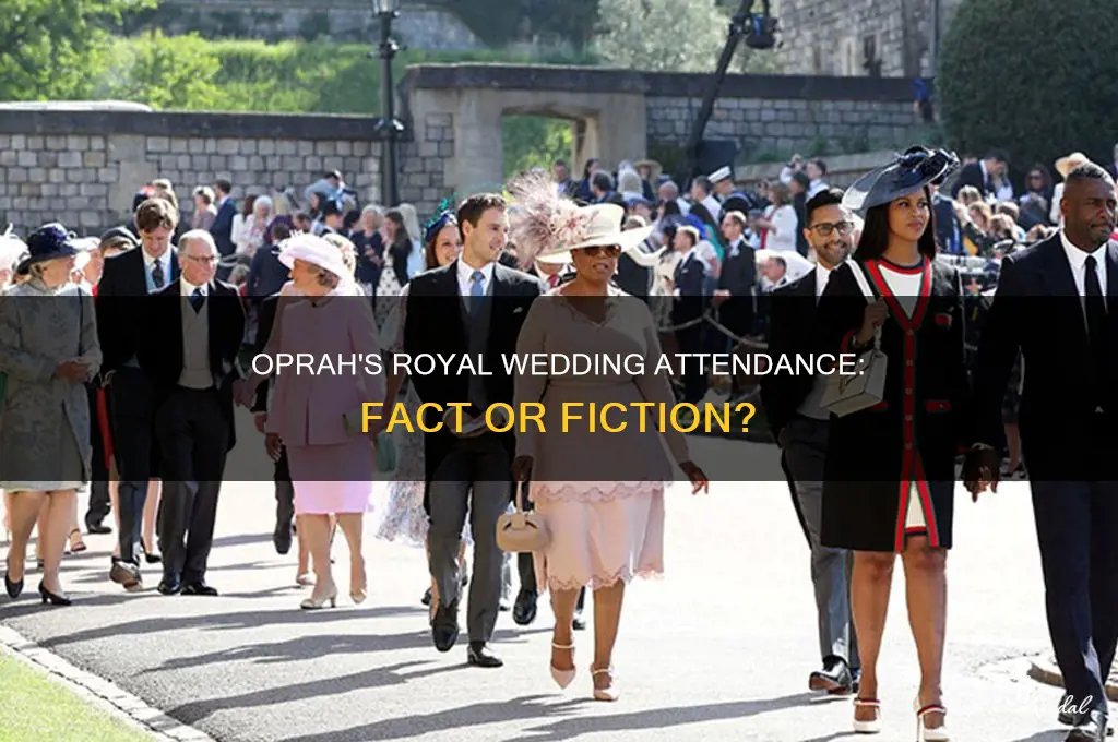 did oprah go to the wedding