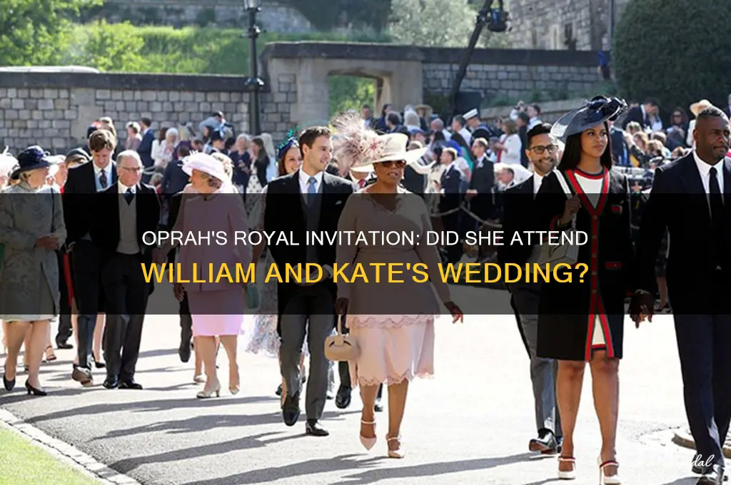 did oprah go to william and kates wedding