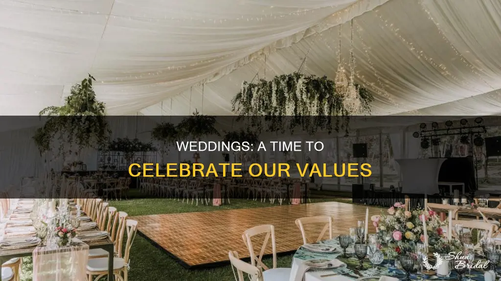 did our values at a wedding reception