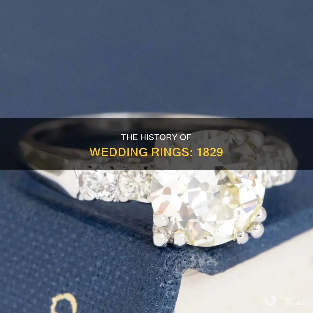did people back in 1829 have wedding rings