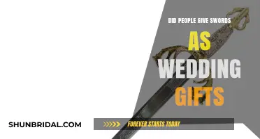 Swords as Wedding Gifts: Historical Traditions and Cultural Significance