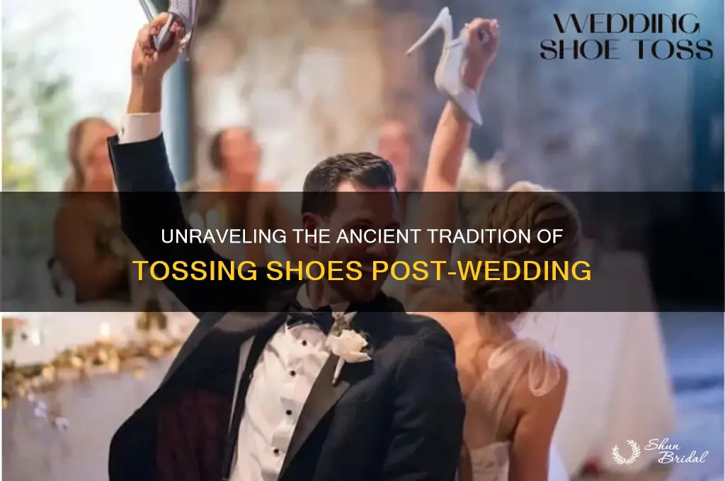 did people throw shoes after a wedding