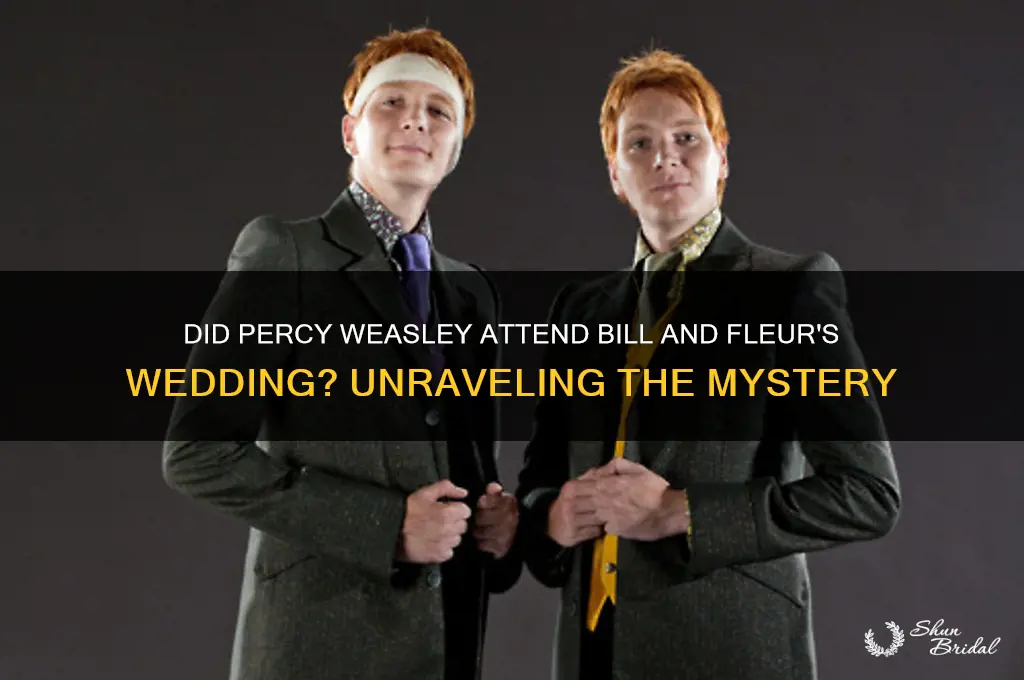 did percy go to bill and fleur
